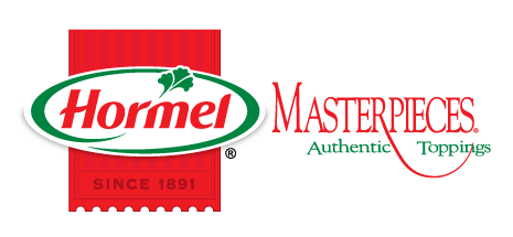 HORMEL® MASTERPIECES® pizza toppings Logo