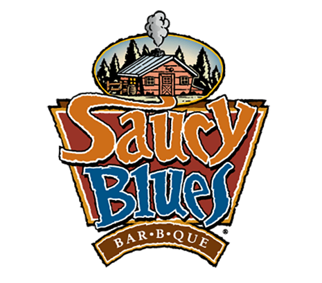 SAUCY BLUES® bar-b-que Logo